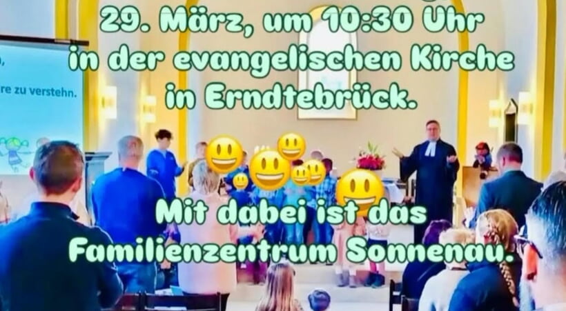 Familiengottesdienst am Sonntag, 29. M&auml;rz